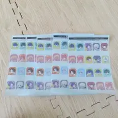 ブルーロック　アリナミン　コラボ　イラストシールセット A4サイズ 　5枚セット