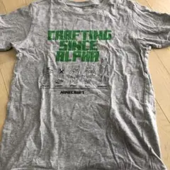 Minecraft Tシャツ 150サイズ グレー