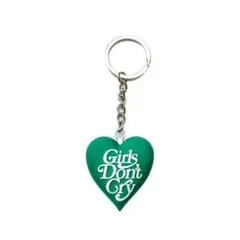 HUMANMADE ヒューマンメイド　GirlsDontCry キーホルダー緑白