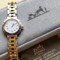 HERMES エルメス クリッパー 女性用 クオーツ腕時計