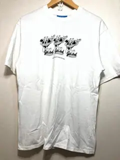 016051 BLUFCAMP Tシャツ L ホワイト ブルーフキャンプ