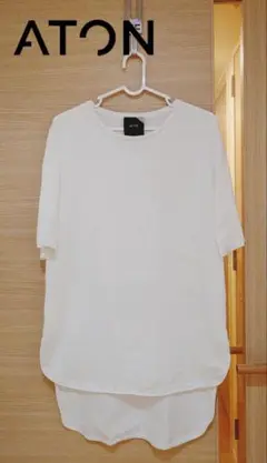 ATON SUVIN60/2 ROUND HEM T-SHIRT サイズ2