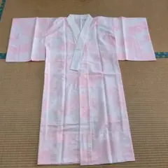長襦袢 桃色 ピンク 草花