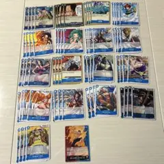 ワンピースカード 受け継がれる意志 青 R以下 4コン　Lエース　69枚