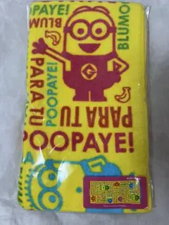 新品未開封ミニオン タオル 約34×80cm