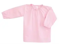 美品　スモック ピンク色 90