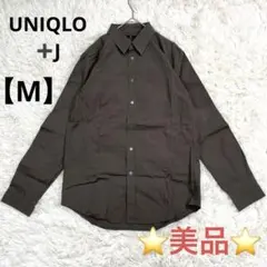 a650 美品　UNIQLO +J 【M】　レギュラーフィットシャツ　カジュアル