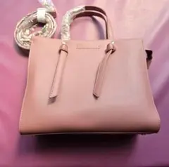 NATURAL BEAUTY BASIC ピンク ハンドバッグ
