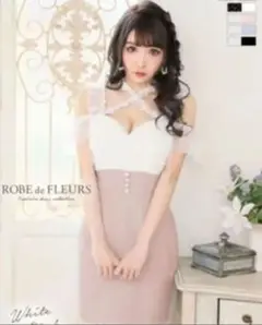 【 ROBE de FLEURS ローブドフルール 】キャバドレス ドレス