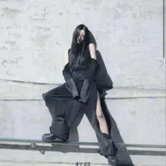 melt the lady long slit pants