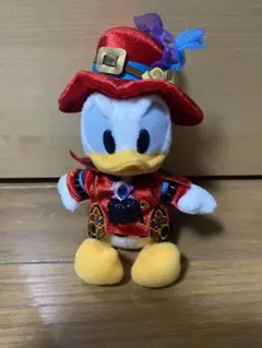 ディズニー　ハロウィン　2024 ぬいぐるみバッジ　ドナルド