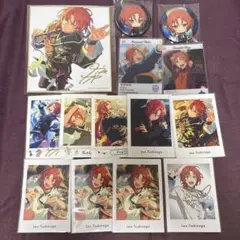 あんスタ 月永レオ ぱしゃこれ ぱしゃっつ 缶バッジ エモカ 色紙 セット売り