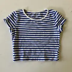 H&M キッズクロップドTシャツ サイズUS8-10
