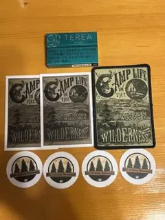 thehiddenwoodsmen ワッペン ステッカーセット