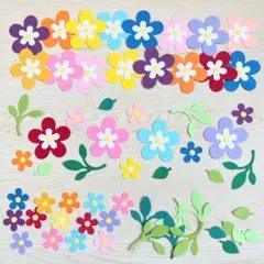 お花(Aタイプ) ★ クラフトパンチ　アルバム素材　デコレーション　7-1