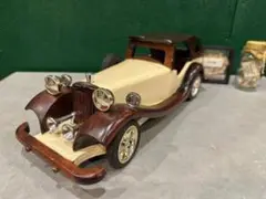 木製 クラシックカー 車 インテリア アンティーク 置物