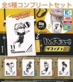 ハイキュー！！ サコッシュ2 全5種コンプリートセット ガチャ