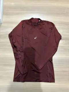 ASICS☆野球アンダーシャツ　３Ｌサイズ　赤