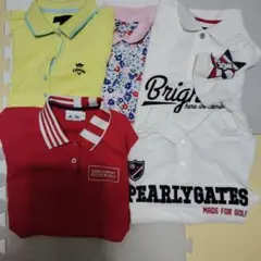 ポロシャツセット（イエロー・ピンク・ホワイト・レッド）