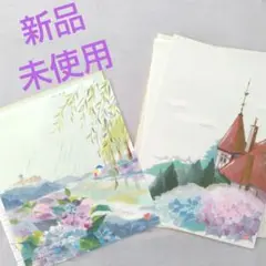 ◤新品未使用◢しゅんこう お得♪『アメフリ』『あじさいと異人館』ちぎり絵キット