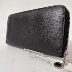 美品✨ブルガリ 長財布 ラウンドファスナー クラシコ レザー ブラック メンズ