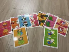 知育玩具　何度でも消し書きできる間違い探しカード　初級9枚セット　ペン付き