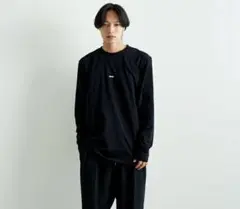 【新品・未使用】BALR ロンT XL メンズ　ロゴ　日本限定デザイン ブラック