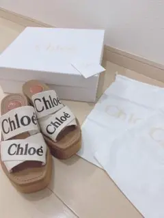 美品 クロエサンダル 35