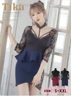 Tika ペプラム袖付き 新品未使用