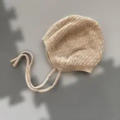 ZARA ベージュ ニット帽 1-6ヶ月