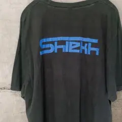 Sheikh 古着 XL バックプリント Tシャツ ブラック