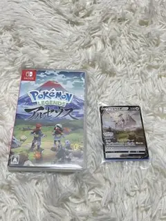 switchソフト　ポケモンアルセウス　未開封アルセウスVカード付き