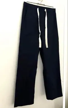 【‘S MaxMara】ARGENT コットンポプリンパンツ 38 ネイビー
