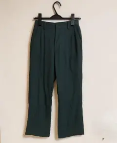SIMPLICITE シンプリシテェ ワイドパンツ Sサイズ 深緑