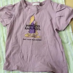 プリンセスラプンツェル Tシャツ 薄紫