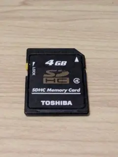 送料無料 TOSHIBA 4GB SDカード