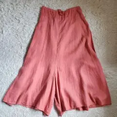 美品 BEARDSLEY サルエルワイドパンツ 麻 リネン100% 近年