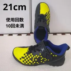 キッズシューズ 21cm イエロー ブラック　GT-R