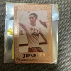 ジェフ千葉　メタルカード　2025 安井拓也(町田ゼルビア、FC今治)