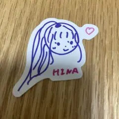 岡本姫奈 乃木坂46 乃木坂カフェ ステッカー