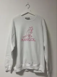 KANGOL ビッグシルエットネオン柄プリントスウェット