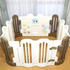 ベビーサークル ♪　扉付き◆工具要らずの簡単 組み立て