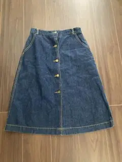 値下げ美品LLサイズ❤️BRITTANIA 　 　ブリタニアAラインデニムスカート