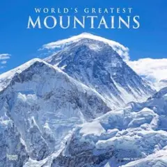 カレンダー　山　世界の山　英語　風景　写真