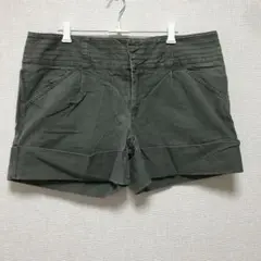 【FOSSIL】フォッシル　 オリーブグリーン ショートパンツ 【31】
