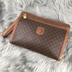 セリーヌ CELINE マカダム柄 セカンドバッグ ハンドバッグ