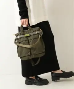 スピックアンドスパンシータパランティカ　ヘルメットバッグ　カーキ　オリーブ