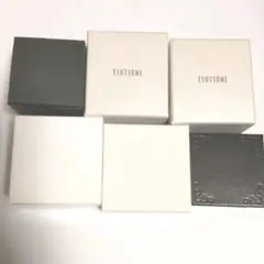 ジュエリーボックス 6個 宝石箱 箱だけ☆リングケース