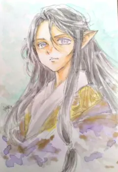 手描きイラスト オリジナル アナログ 原画 ポストカード