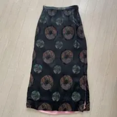 vintage 70'S チャイナ　ロングスカート